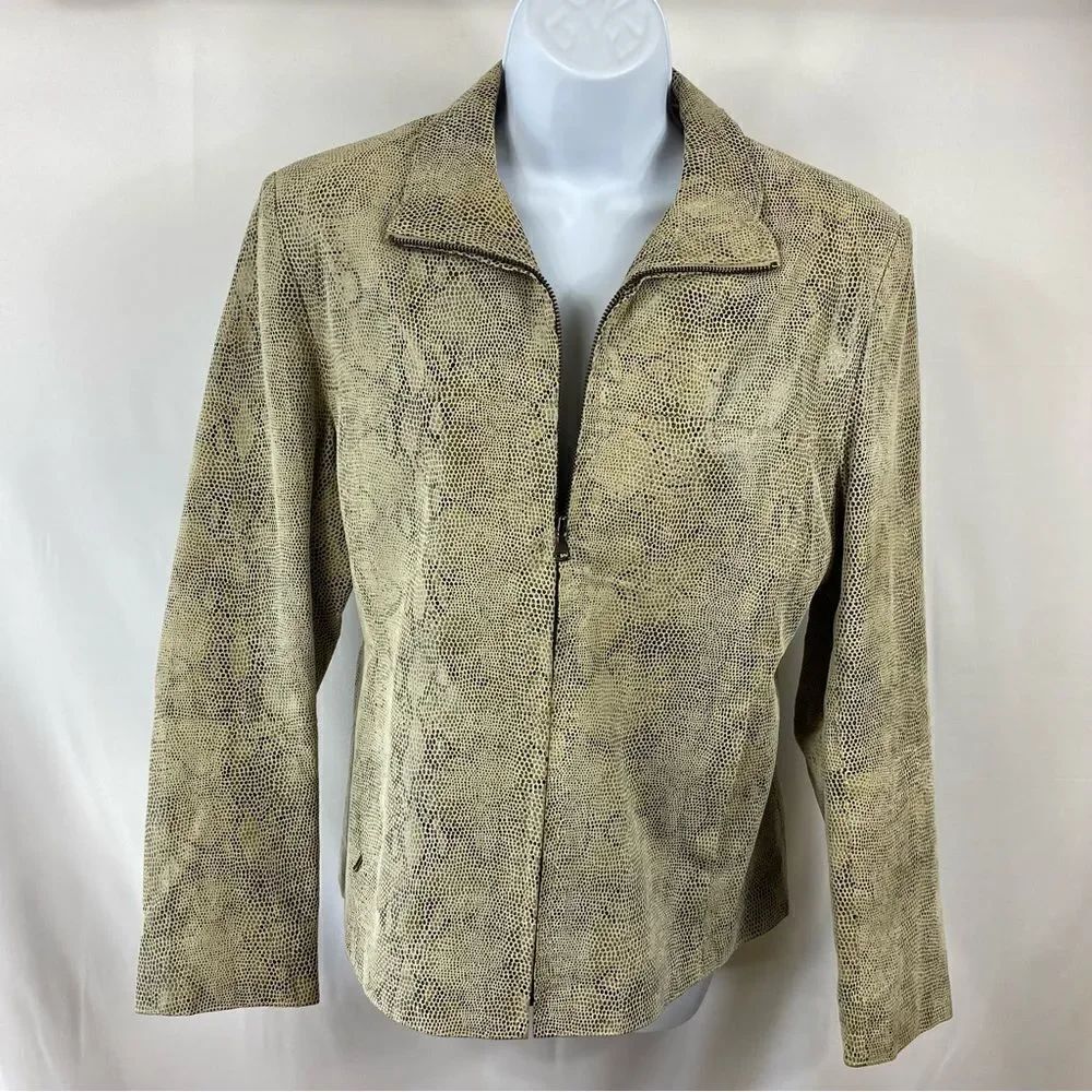 BERNARDO Snakeskin Jacket